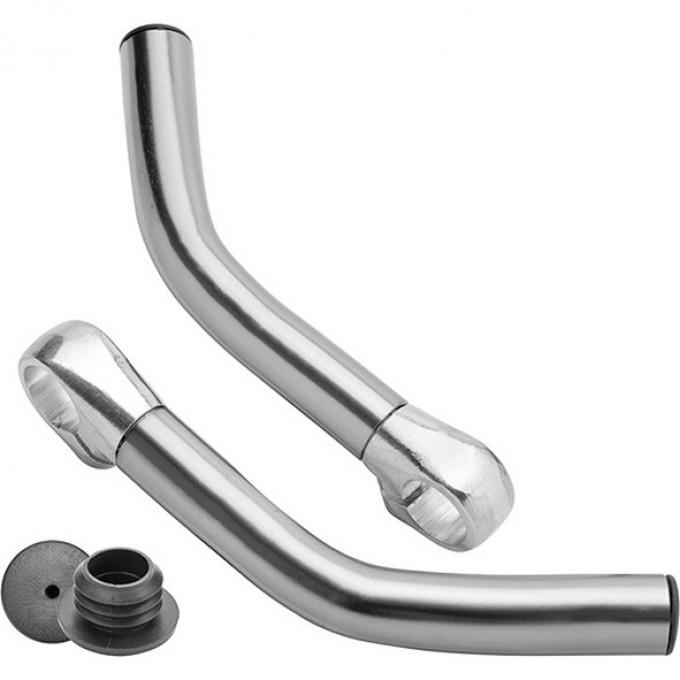 Рога на руль BLF-C1 алюминиевые серебристые 440018