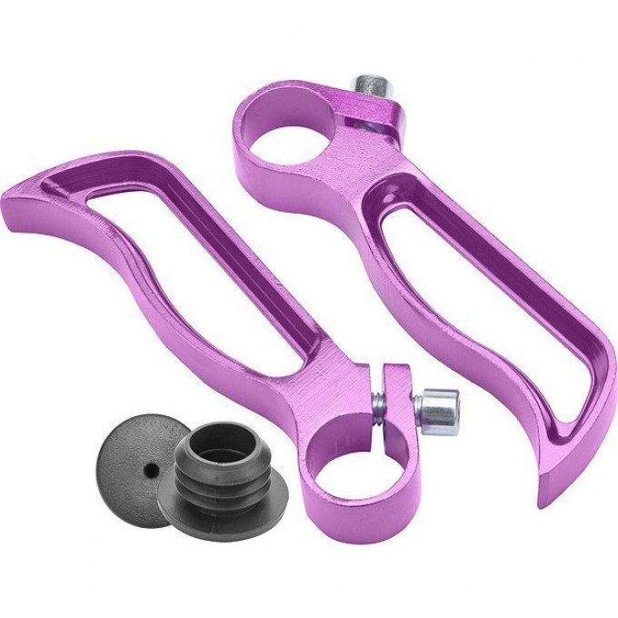 Рога на руль BLF-C4 алюминиевые пурпурные 440029