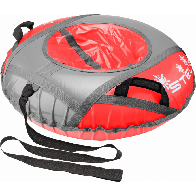 Санки надувные (тюбинг) STELS 125 см тент без камеры СН040.110, красный/красный-серый 2007000054215