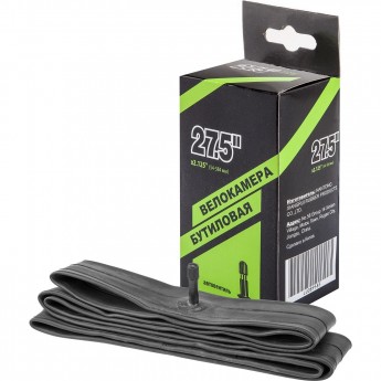 Велокамера NTG 27.5"x2.125" в индивидуальной упаковке