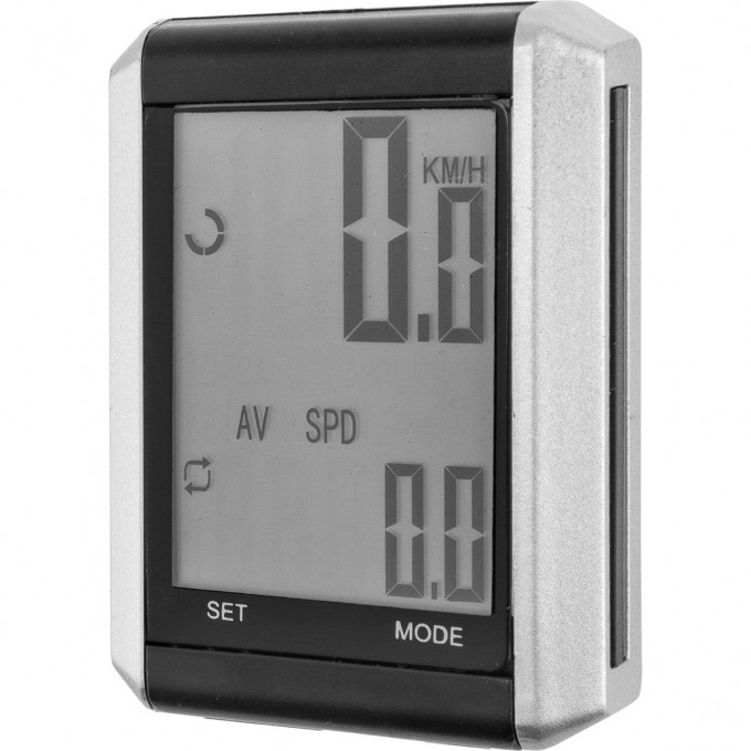 Велокомпьютер JY-4012E-W серебристо-чёрный 060059