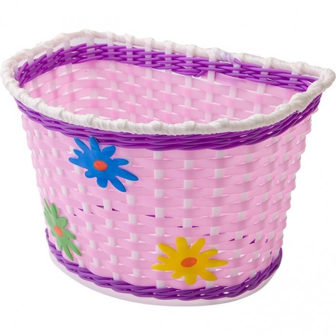 Велокорзина HL-BS02-4 розовая 270077