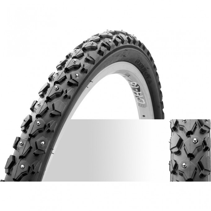 Велошина (камера+покрышка) INNOVA шипованная 28" 700 x 45C зимняя (120 шипов) IA -2908 с автовент. 080024