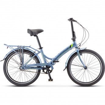 Велосипед STELS 24" Pilot 770 (LU090545) серый/зеленый, 2023 Велосипед STELS 24" Pilot 770 (LU090545) серый/зеленый, 2023