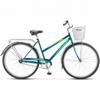 Велосипед STELS Navigator 28" 305 C Z010 (с корзиной) (LU101060) морская волна