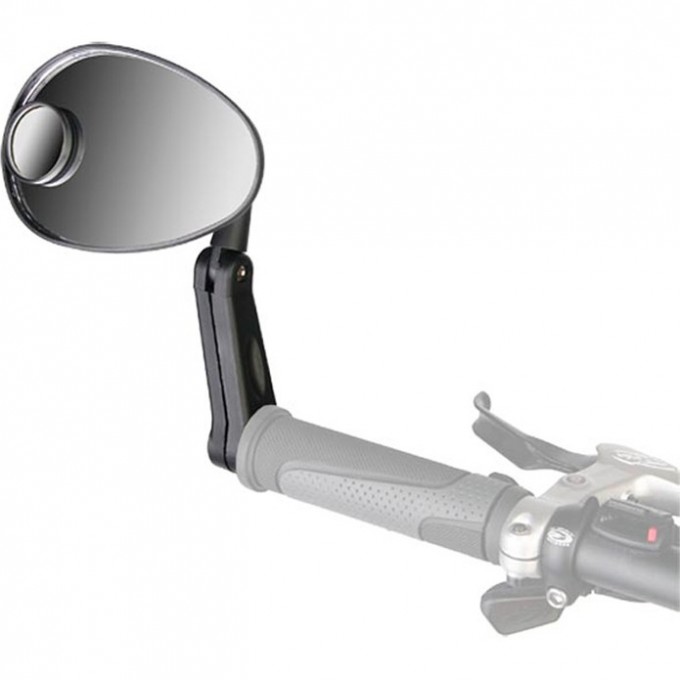 Зеркало заднего вида DX-222D, черное 220005